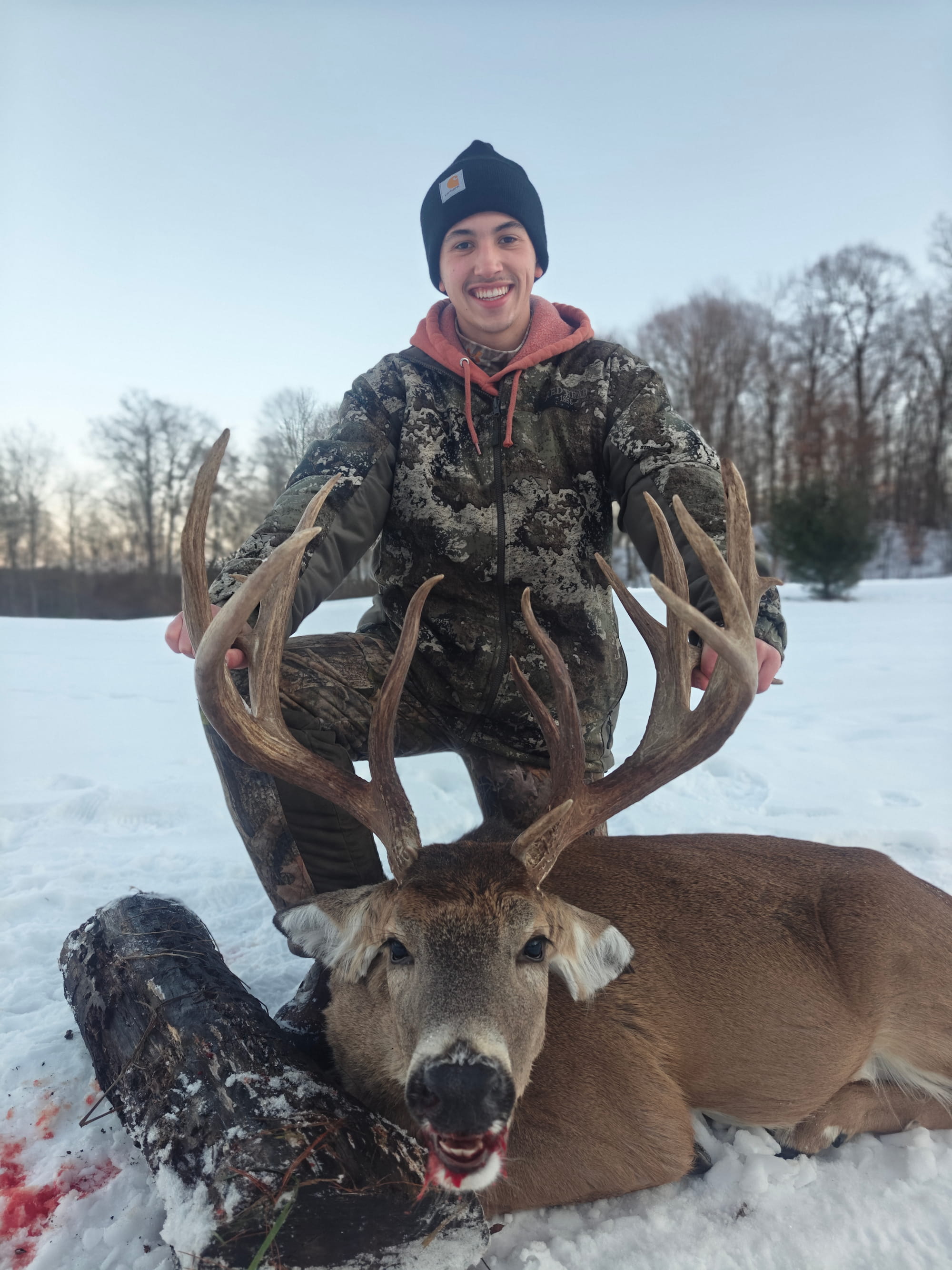 Trophy whitetail harvest at Rolling Ridge Ranch
